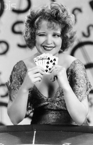 woman playing poker
